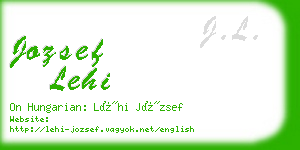 jozsef lehi business card